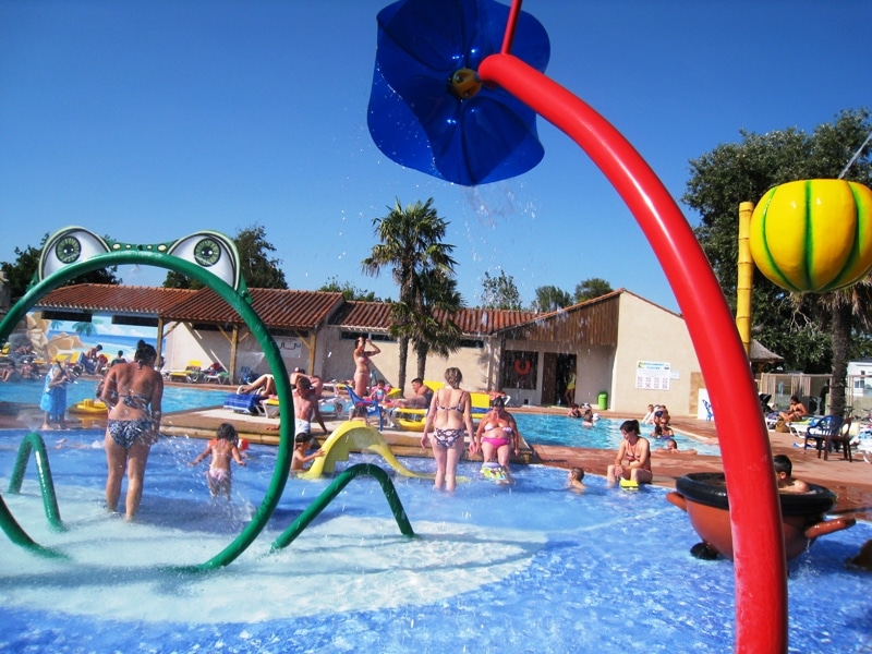 Parc aquatique du camping Le Château à Saint-Hilaire-de-Riez