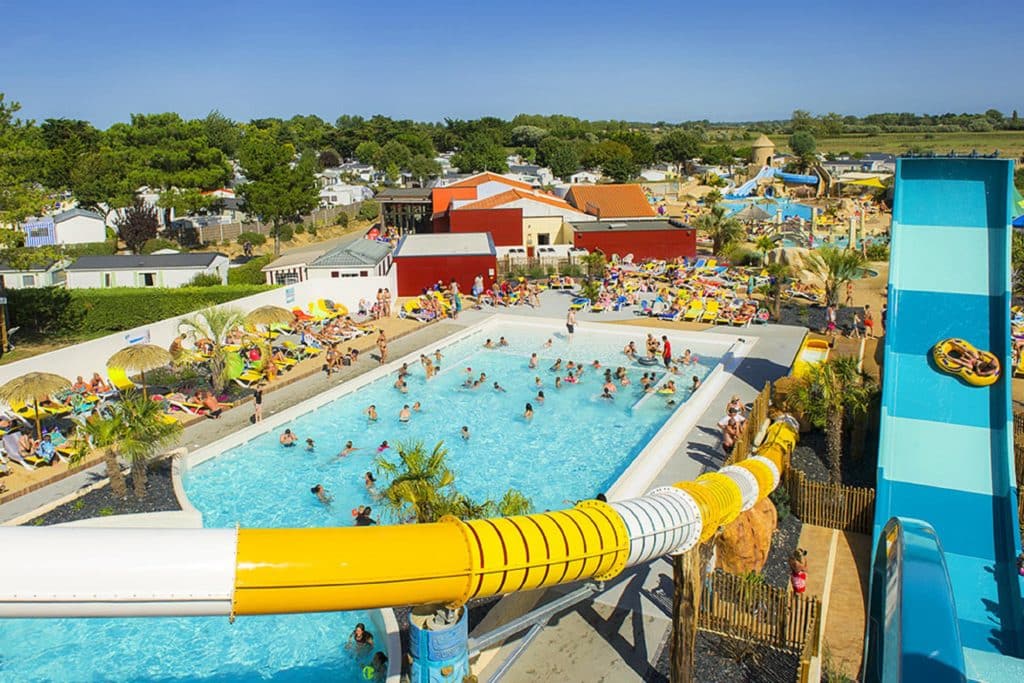 Aquatic area with water slides - Camping Acapulco